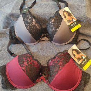 Two NWT 36B demi-cup bras, Apt. 9